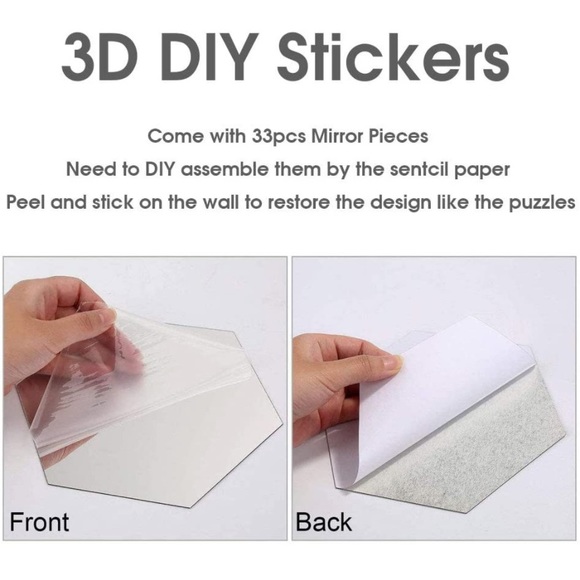 Tree Wall Decor Abstract Wall Art 3D DIY Acrylic Decorative Mirror Wall Stickers - Picture 6 of 7